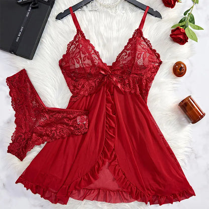 Ensemble Lingerie Femme – robe de Nuit & String