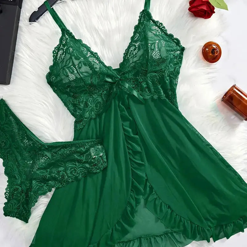Ensemble Lingerie Femme – robe de Nuit & String